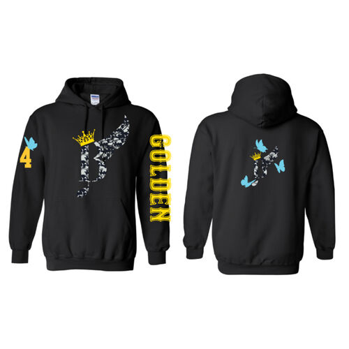 Golden Butterfly Hoodie - Youth Thumbnail